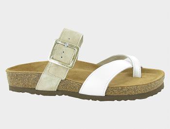 Sandále Birkenstock Fresno Soft Kozene Panske Biele | SK 340AHK